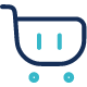 Marketplaces and retail industry icon