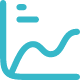 Reports and strategic content translation icon