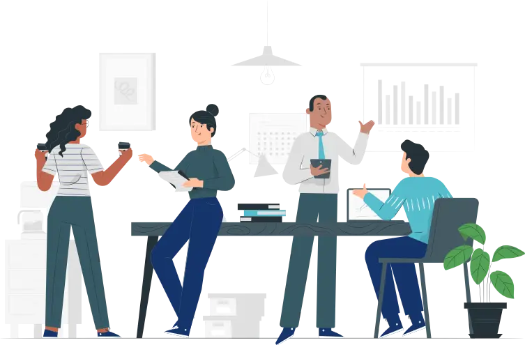 Business and finance translation services illustration